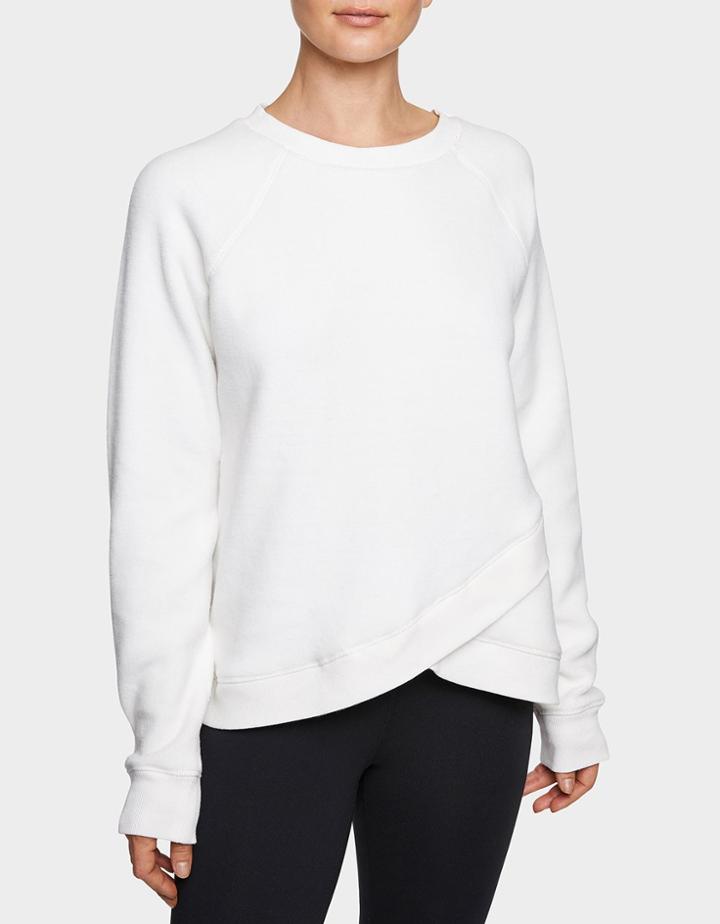 Betseyjohnson Crossover Sherpa Sweatshirt Ivory