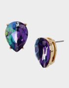 Betseyjohnson Celestial Large Teardrop Studs Blue