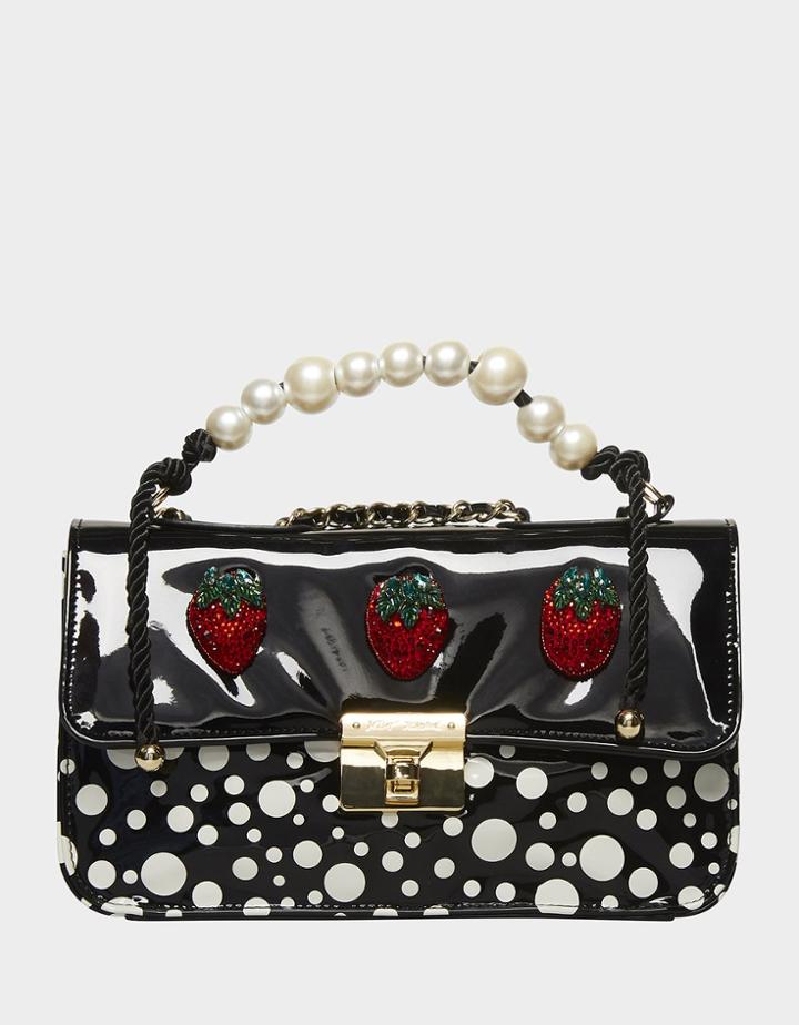 Betseyjohnson Strawberry Fields Crossbody Black