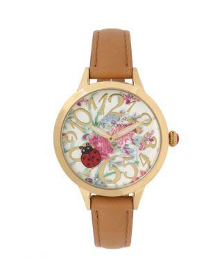 Steve Madden Round And Round Ladybug Watch Multi