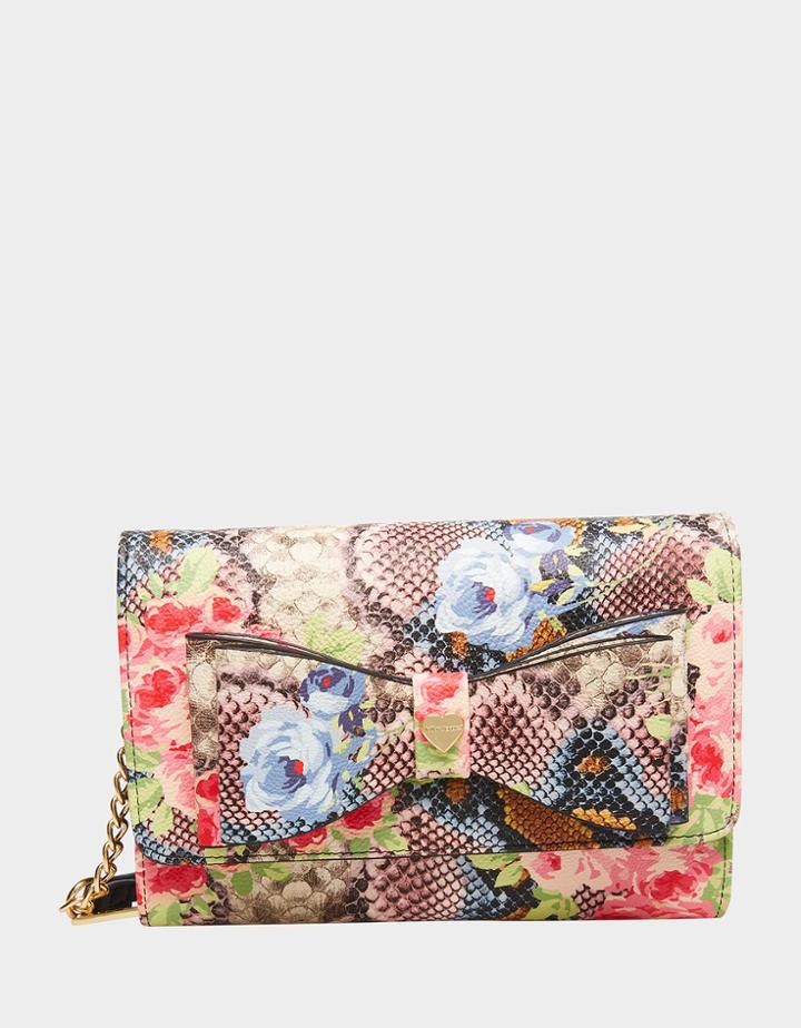 Betseyjohnson Xox Betsey Bowtime Wallet On A String Multi