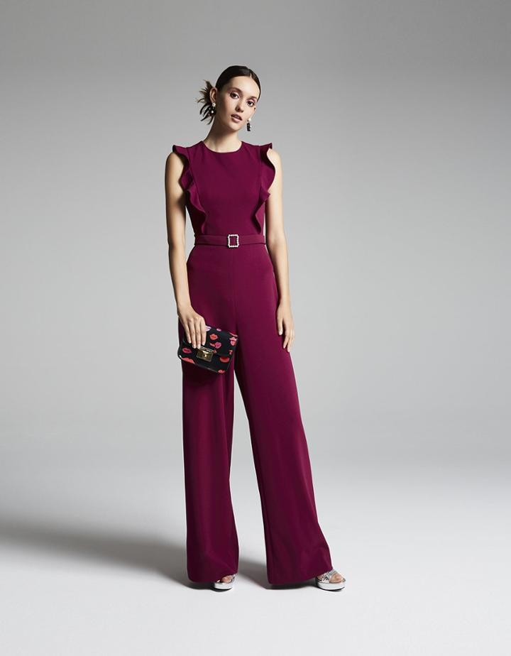 Betseyjohnson In The Details Jumpsuit Fuchsia