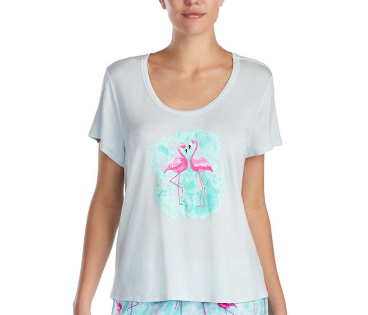 Betseyjohnson Tropical Vibes Graphic Tee Blue