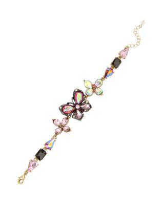 Steve Madden Butterfly Blitz Flex Bracelet Purple