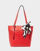 Betseyjohnson In Stitches Shopper Tote Red