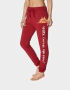 Betseyjohnson Here Comes The Sun Sweatpant Red