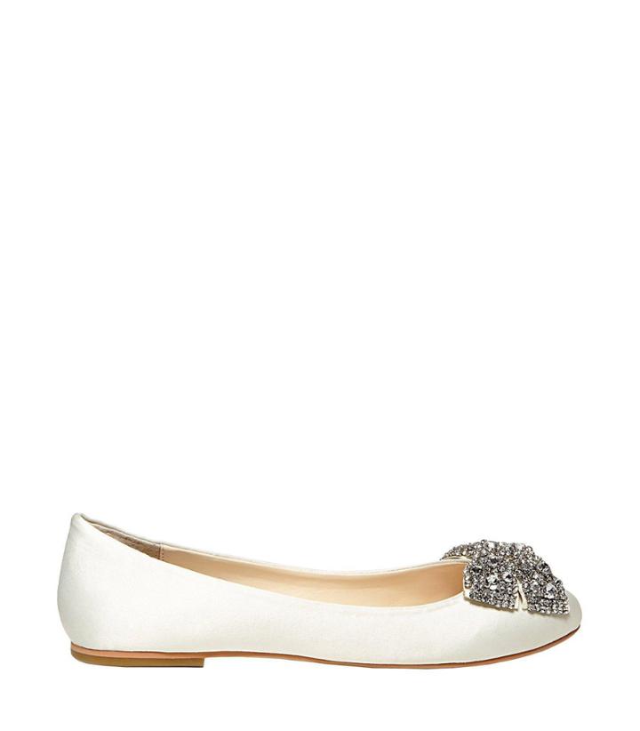 Betseyjohnson Sb-ever Ivory Satin