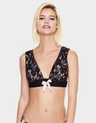 Betseyjohnson Lace Palace Halter Top Black-pink