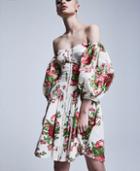 Betseyjohnson Bj Vintage Floral Blousant Dress Multi