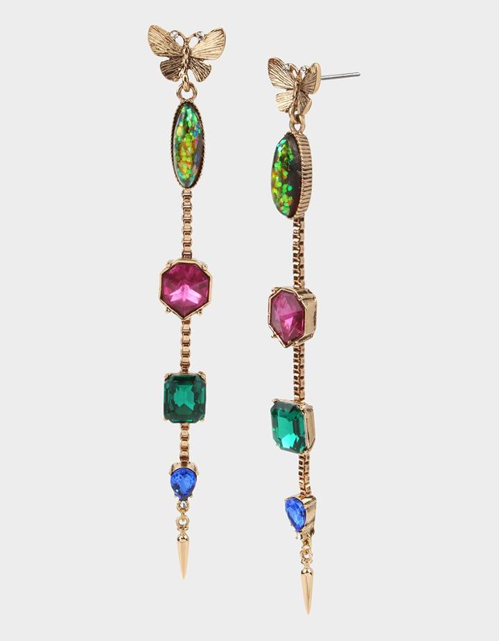 Betseyjohnson Betseys Daydream Linear Earrings Multi