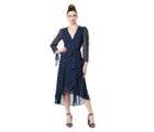Betseyjohnson Crazy For Dots Wrap Dress Navy