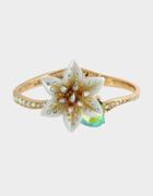 Betseyjohnson Lily Flower Bangle Yellow