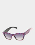 Betseyjohnson Popping Leopard Sunglasses Multi