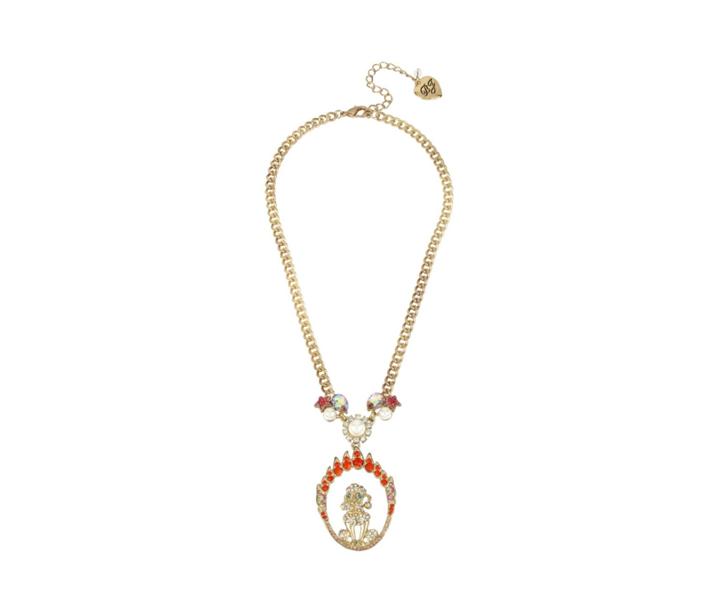 Betseyjohnson Magical Show Dog Pendant Orange