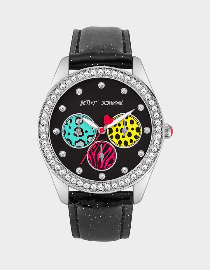 Betseyjohnson Moving Parts Watch Black