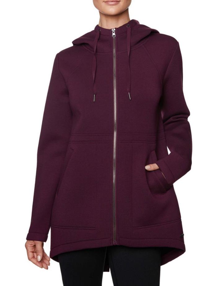 Betseyjohnson Bonded Anorak Jacket Wine