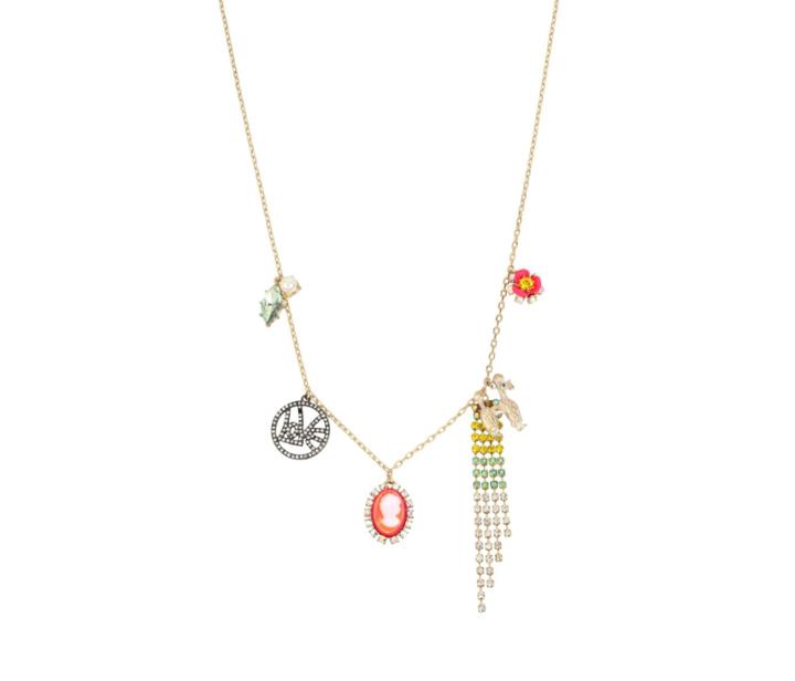 Betseyjohnson Granny Chic Long Necklace Multi