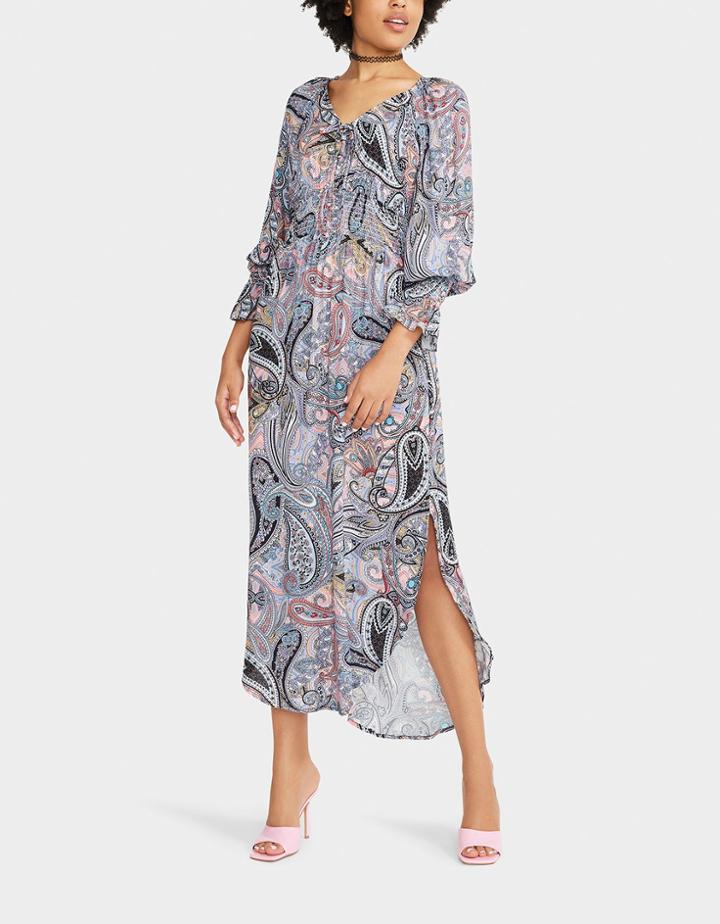 Betseyjohnson Let It Flow Midi Dress Blue
