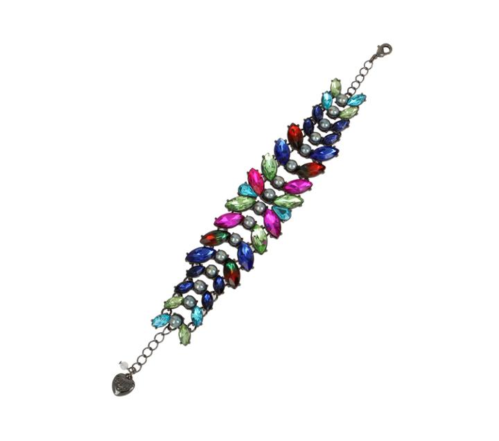 Betseyjohnson Shake It Off Stone Bracelet Multi