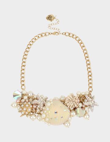 Betseyjohnson Surfmaid Statement Necklace Pink