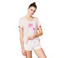 Betseyjohnson Tropical Vibes Graphic Tee Pink