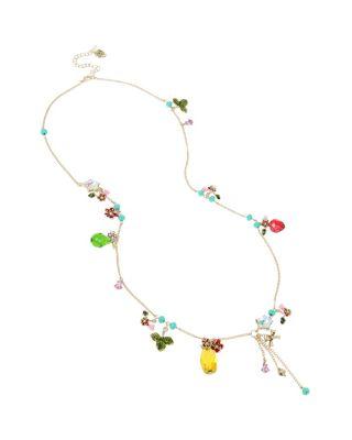Steve Madden Tropical Punch Fruit Necklace Multi