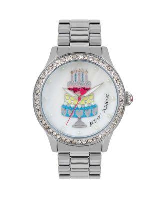 Steve Madden Its Your Birthday Watch Silver