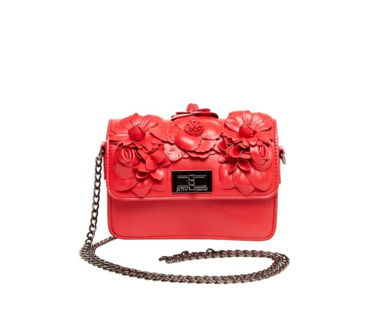 Betseyjohnson What In Carnation Crossbody Red