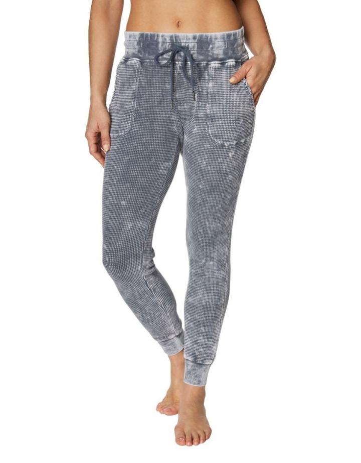 Betseyjohnson Bleach Wash Waffle Jogger Grey