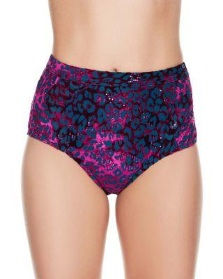 Steve Madden Wild Instincts High Waist Bottom Black Multi