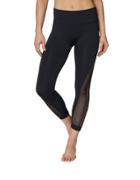 Betseyjohnson Mesh Detail Seamless Leggings Black