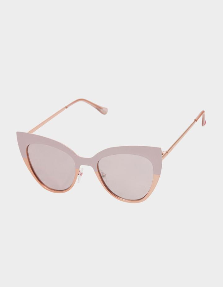 Betseyjohnson Crisp Cat Eye Sunglasses Pink