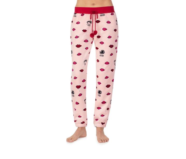 Betseyjohnson Cozy Time Plush Pant Pink