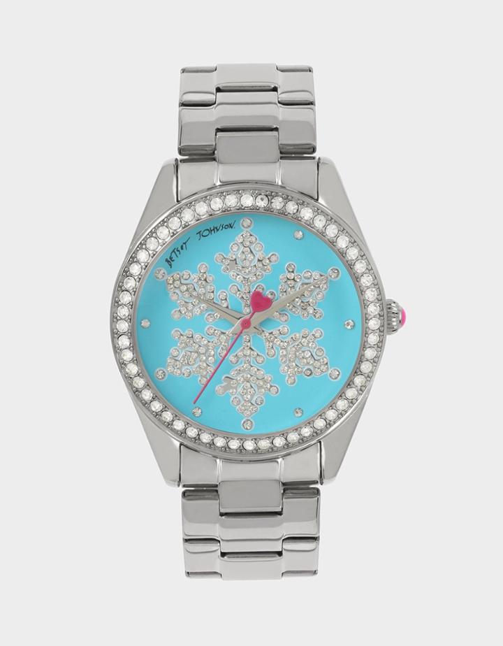 Betseyjohnson Snowflake Season Blue Watch Blue