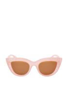 Steve Madden Mini Bling Cat Eye Sunglasses Lt Pink