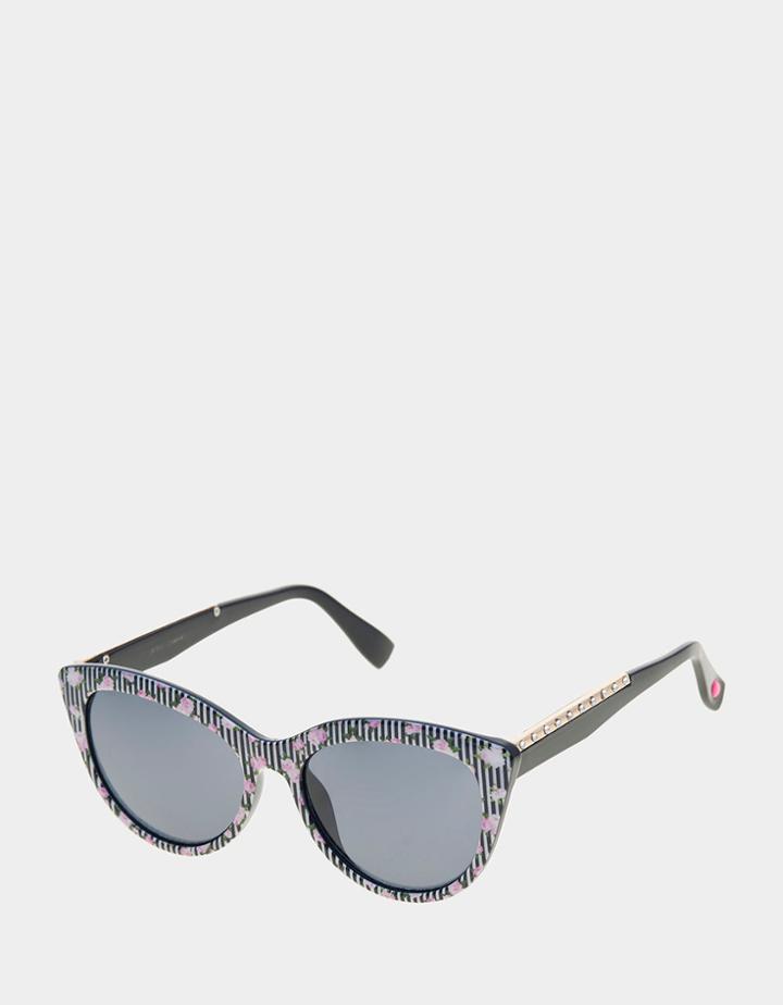 Betseyjohnson Pretty Printed Sunglasses Black Multi