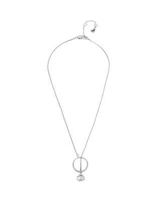 Steve Madden Betsey Blue Engagement Ring Pendant Crystal