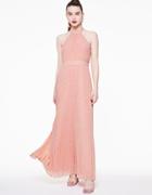 Betseyjohnson Neon Pop Leopard Maxi Dress Pink Multi