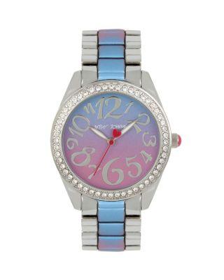 Steve Madden Rainbow Face Blue Multi Watch Blue Multi