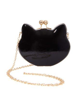 Steve Madden Here-kitty-kitty-hard-frame-crossbody Black