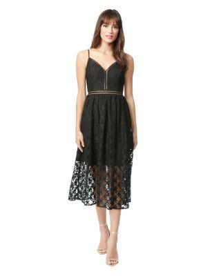 Steve Madden Star Light Star Bright Dress Black