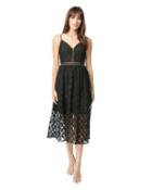 Steve Madden Star Light Star Bright Dress Black