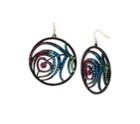 Betseyjohnson Shake It Off Feather Drop Earrings Multi