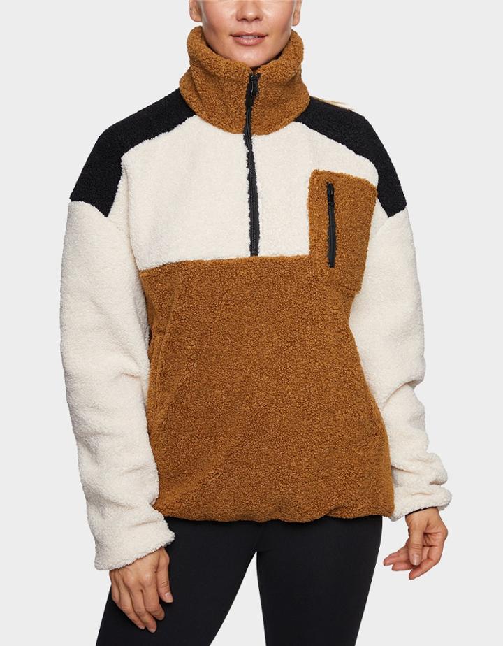 Betseyjohnson Colorblocked Fleece Pullover Multi