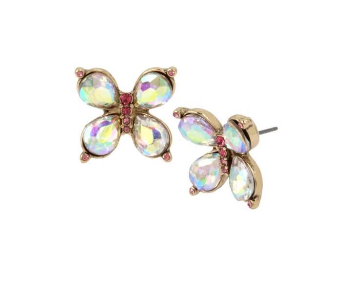 Betseyjohnson Butterfly Blitz Stud Earrings Multi