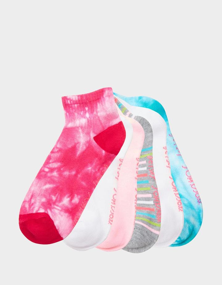 Betseyjohnson Hip To Be Square Anklet Six Pack Pink Multi