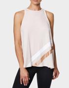 Betseyjohnson Racing Stripe Swing Tank Blush