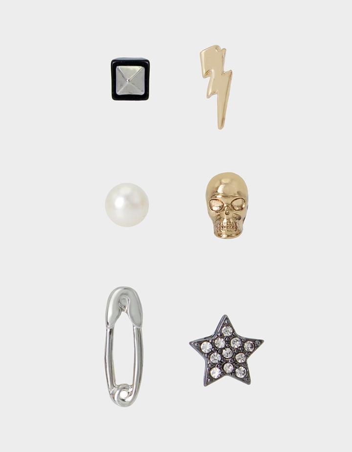 Betseyjohnson Celestial Punk Stud Set Crystal
