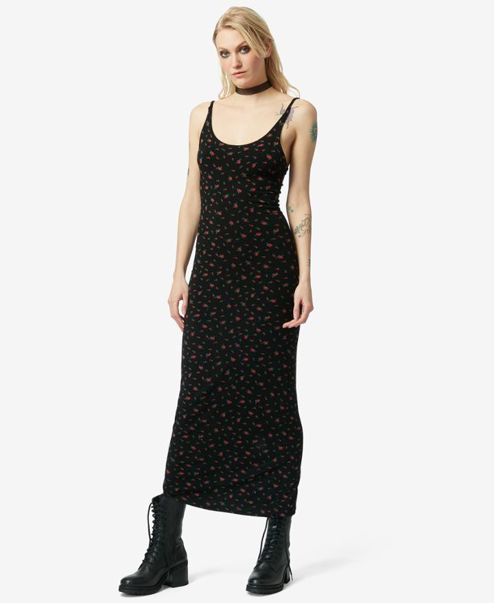 Betseyjohnson Bj Vintage Ditsy Floral Maxi Dress Multi