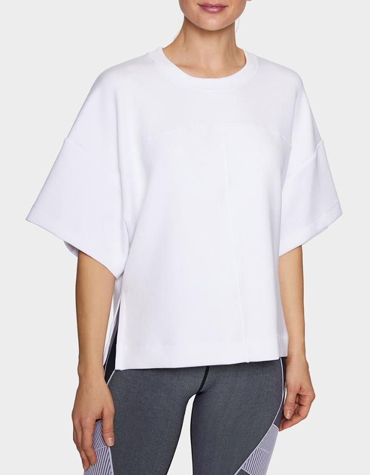 Betseyjohnson Scuba Side Split Top White